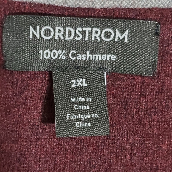Nordstrom Men's 100% Cahsmere Sweater. Size 2XL - Picture 6 of 8